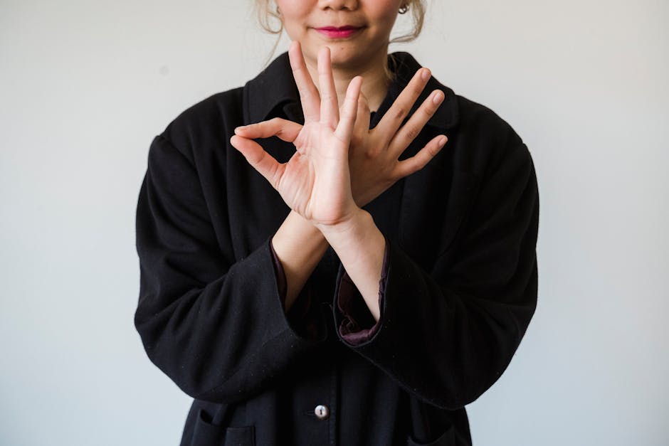 Common Hand Signals for Basic Commands